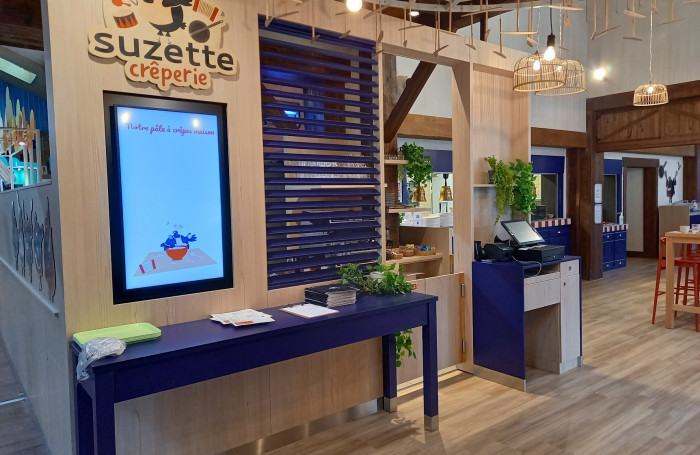 GCB Études a réalisé deux points de vente à Center Parcs Les Trois Forêts pour AREAS. Conception, matériel, coordination et mise en service.